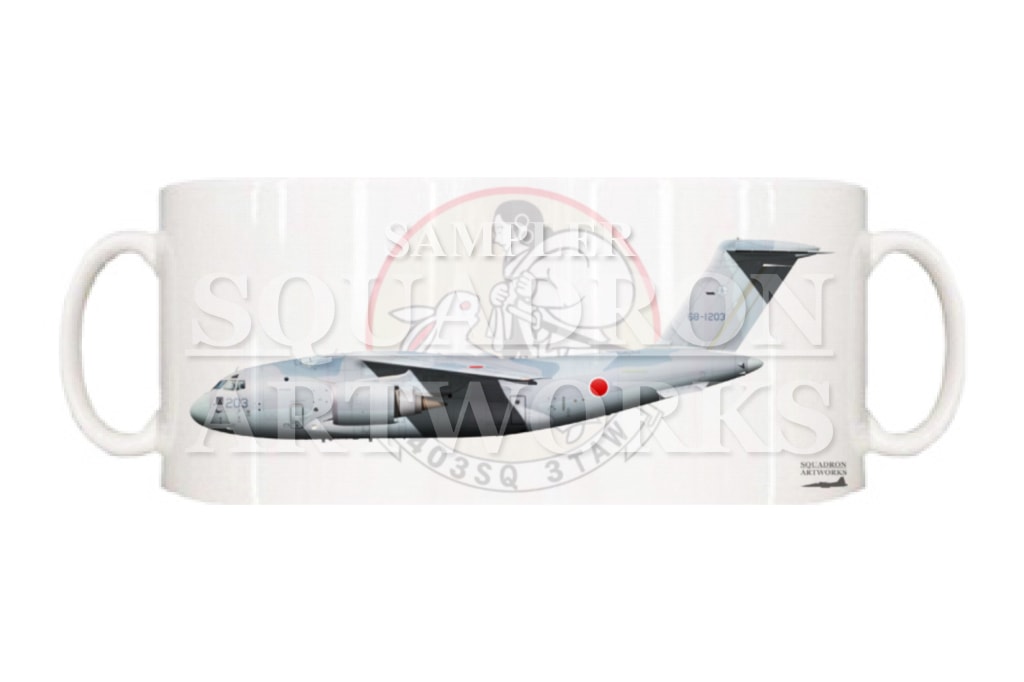 マグカップ　C-2　第403飛行隊　"68-1203"