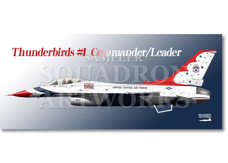 フェイスタオル F-16C Thunderbirds