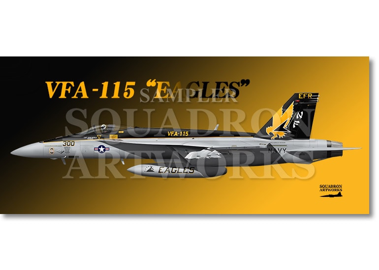 フェイスタオル VFA-115 “イーグルス” 2016 Showbird “166859”
