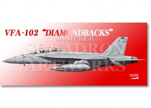 �ե����������� VFA-102 �ȥ�������ɥХå����� ��102�� Showbird ��166917��