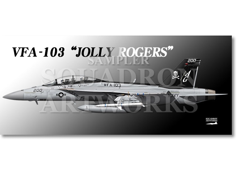 フェイスタオル VFA-103 “ジョリーロジャース” 2020 Showbird “168493”