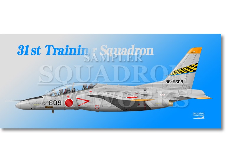 フェイスタオル T-4　第31教育飛行隊　“86-5609”