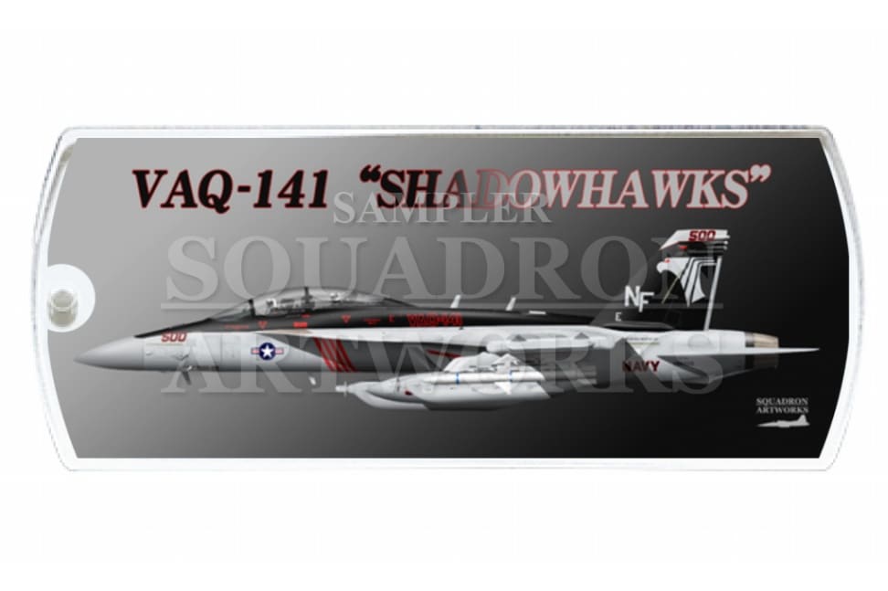 ドッグタグキーホルダー　VAQ-141 “シャドウホークス” 2015 Showbird