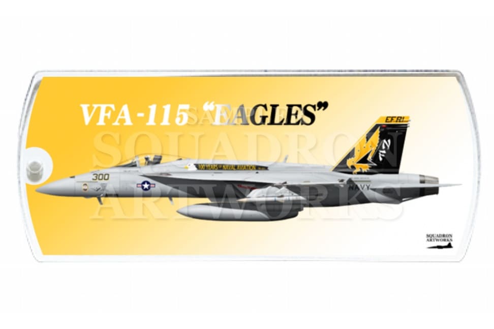 ドッグタグキーホルダー　VFA-115 “イーグルス” 2011 Showbird