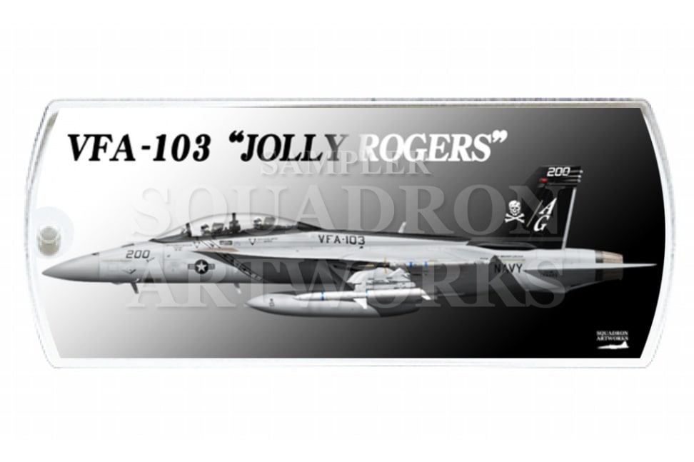 ドッグタグキーホルダー　VFA-103 “ジョリーロジャース” 2020 Showbird