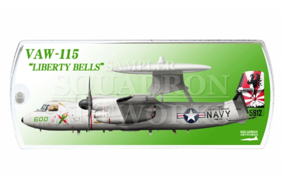 ドッグタグキーホルダー　VAW-115 “リバティーベルズ” 2017 Showbird
