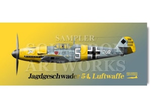 ե åߥå Bf 109 F2 JG54 White-5