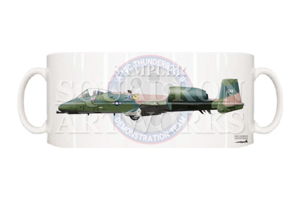 マグカップ　A-10C ThunderboltⅡ Demo Team 2021 "81-0962"