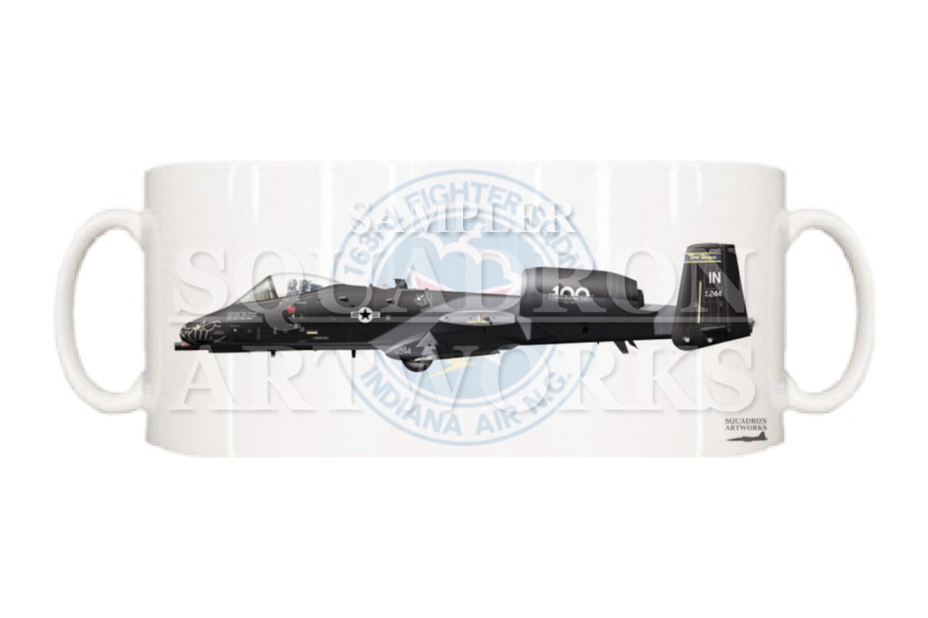 マグカップ　A-10C ThunderboltⅡ 163FS Blacksnakes "80-0244"