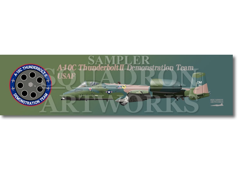 涼感クールマフラータオル A-10C ThunderboltⅡ Demo Team 2021 "81-0962"