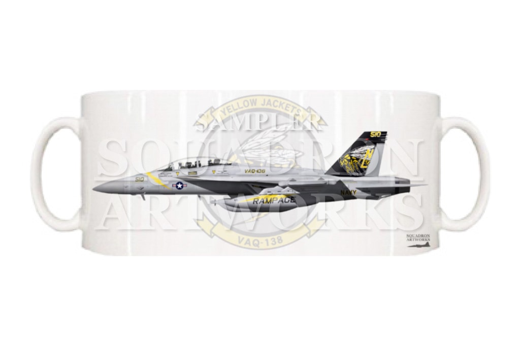 マグカップ　EA-18G グラウラー VAQ-138 “Yellow Jackets” 2022 Showbird