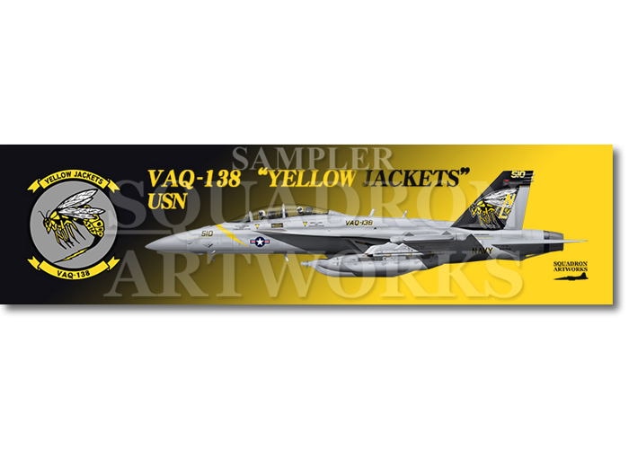 涼感クールマフラータオル EA-18G グラウラー VAQ-138 “Yellow Jackets” 2022 Showbird