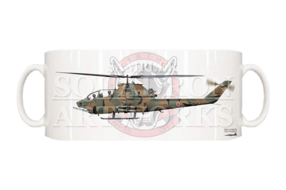 マグカップ　AH-1S　陸上自衛隊　第4対戦車ヘリコプター隊　"JG-73443"