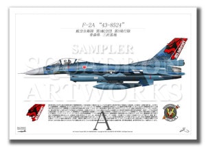 F-2A3⡡60th Anniversary43-8524  A3 Print)