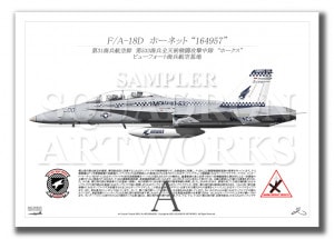 F/A-18D ۡͥå VMFA(AW)-533 Hawks 164957A2 Prints)