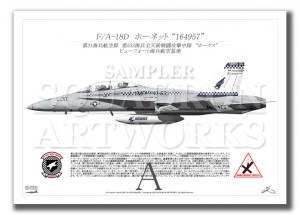 F/A-18D �ۡ��ͥå� VMFA(AW)-533 ��Hawks�� 164957����A3������ Prints)