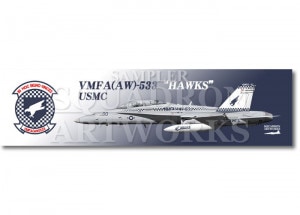�ô�������ޥե顼������ F/A-18D �ۡ��ͥå� VMFA(AW)-533 ��Hawks�� 164957