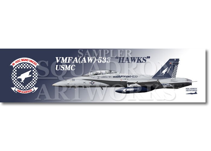 ★マグネット★彡　 F/A-18D ホーネット VMFA(AW)-533 “Hawks” 165531