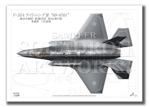 ��Top view �������ɡ�F-35A����302�����⡡��69-8701�ɡ���A4������ Print)