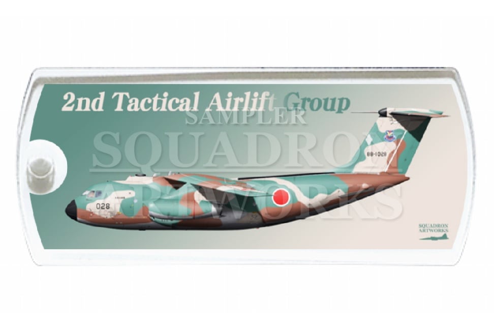 ドッグタグキーホルダー　C-1　第402飛行隊　“88-1028”