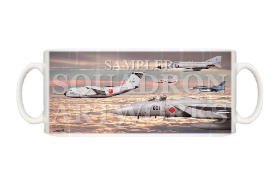 マグカップ　ADTW　飛行開発実験団　C-1　T-4　“AIRBORNE”　＃2