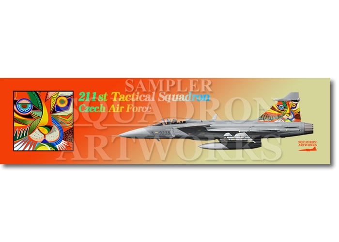 ★マグネット★彡　  SAAB 39 グリペン チェコ空軍 211st Squadron “39238” Picasso 2014