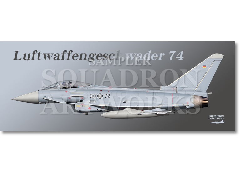 フェイスタオル  Eurofighter Typhoon JG74 “30+72”