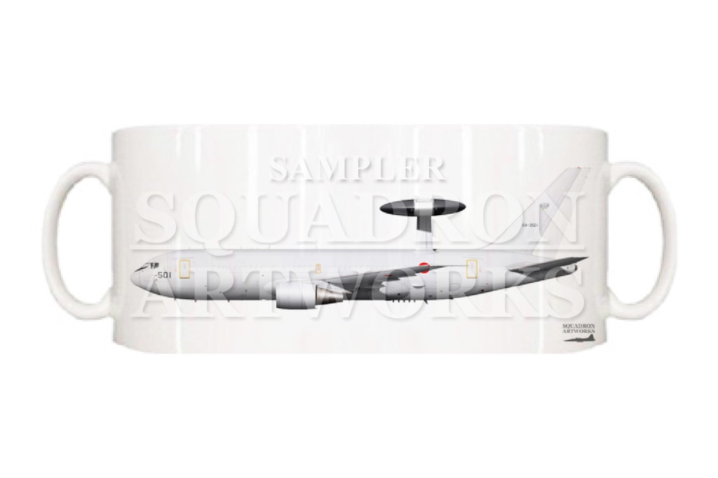 マグカップ　E-767　AWACS　第602飛行隊　"64-3501"