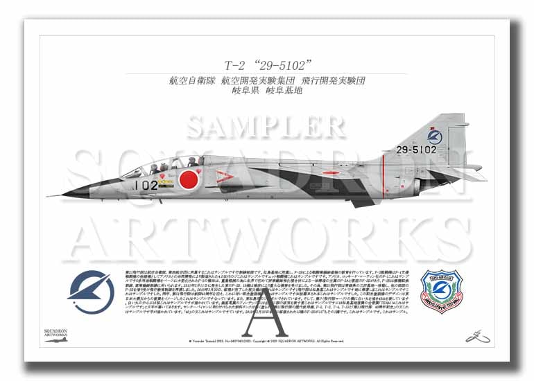 T-2　飛行開発実験団　"29-5102"  （A3サイズ Print)