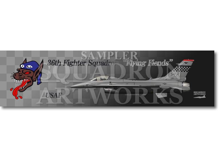 ★マグネット★彡　 F-16C　36th FS　FLYING FIENDS　“89-2136”