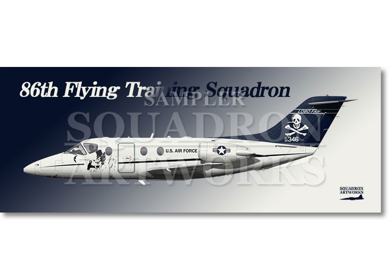 フェイスタオル  T-1A Jayhawk　86th FTS　“92-0346”