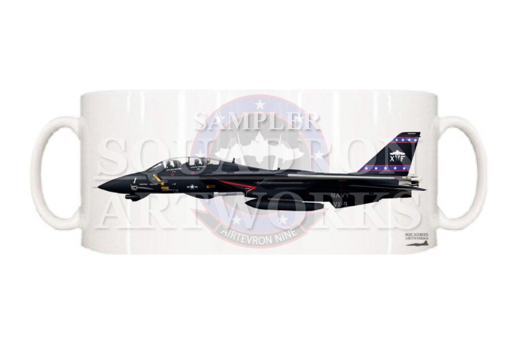マグカップ　F-14D トムキャット VX-9 Vampires “Vandy 1” 164604