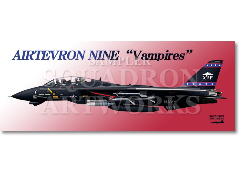 フェイスタオル F-14D トムキャット VX-9 Vampires “Vandy 1” 164604