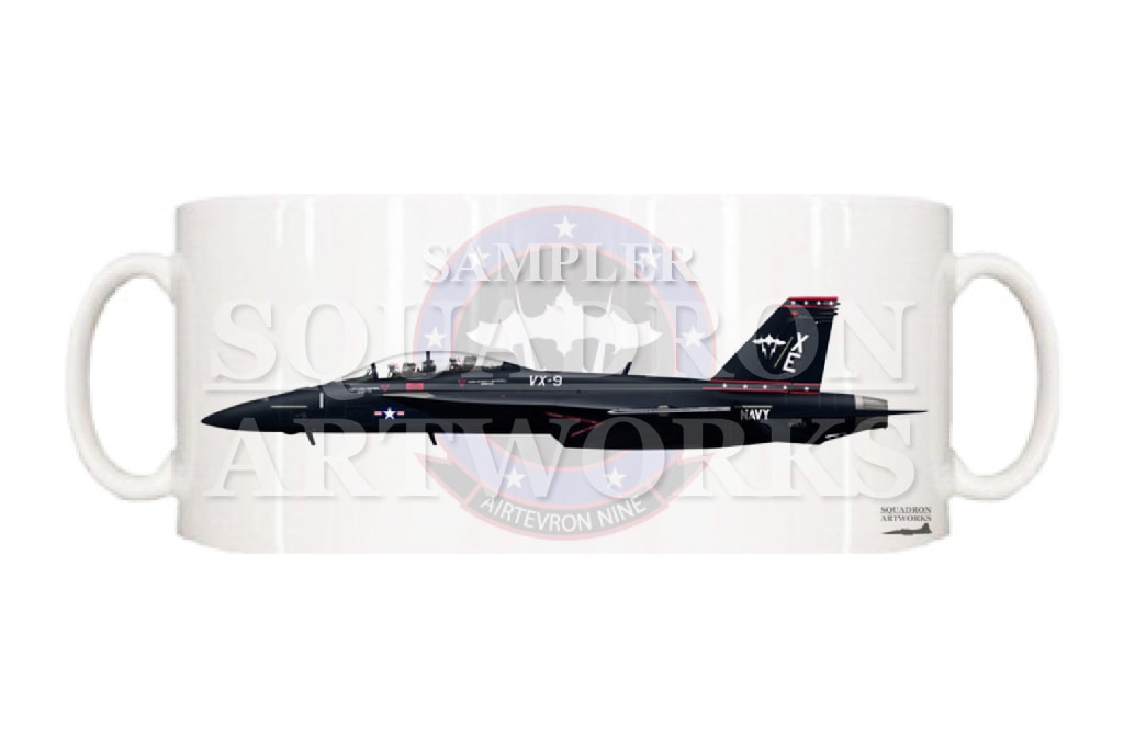 マグカップ　F/A-18F スーパーホーネット VX-9 Vampires “Vandy 1” 166673