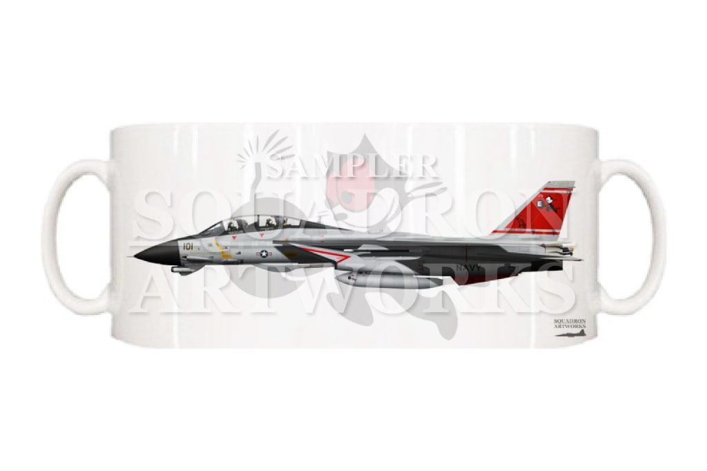 マグカップ　F-14D Tomcat VF-31 Tomcatters “Last Tomcat Cruise 2006” 164603