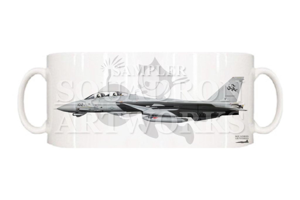 マグカップ　F-14D Tomcat VF-31 Tomcatters “Last Tomcat Cruise 2006” 163904