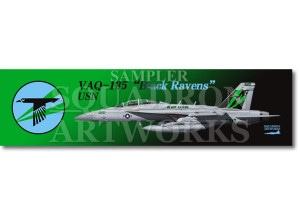 ôޥե顼 EA-18G 饦顼 VAQ-135 Black Ravens 2023 Showbird 168937