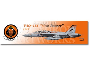 �ô�������ޥե顼�����롡EA-18G Growler VAQ-144 ��Main Battery�� 2023 Showbird ��166931��