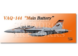 �ե�����������  EA-18G Growler VAQ-144 ��Main Battery�� 2023 Showbird ��166931��