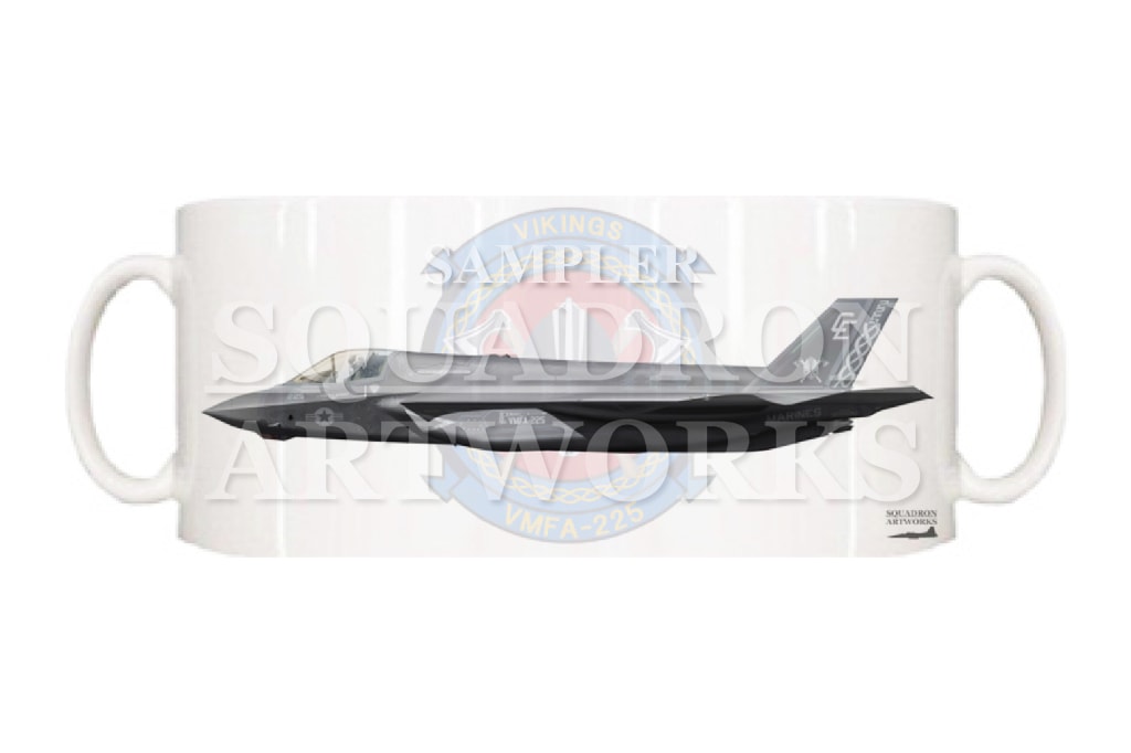 マグカップ　F-35B　LightningⅡ　VMFA-225 Vikings　“169920”