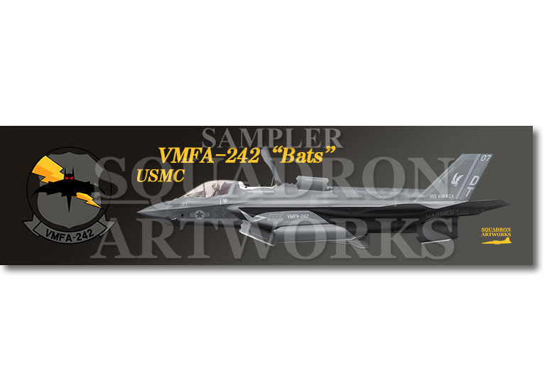 ステッカー】 F-35B LightningⅡ VMFA-242 Bats “169619