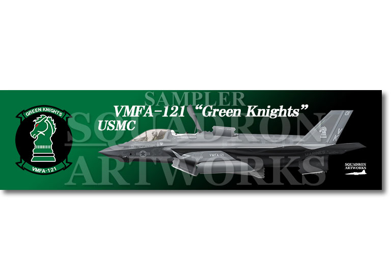 涼感クールマフラータオル　F-35B　LightningⅡ　VMFA-121　Green Knights　“169622”