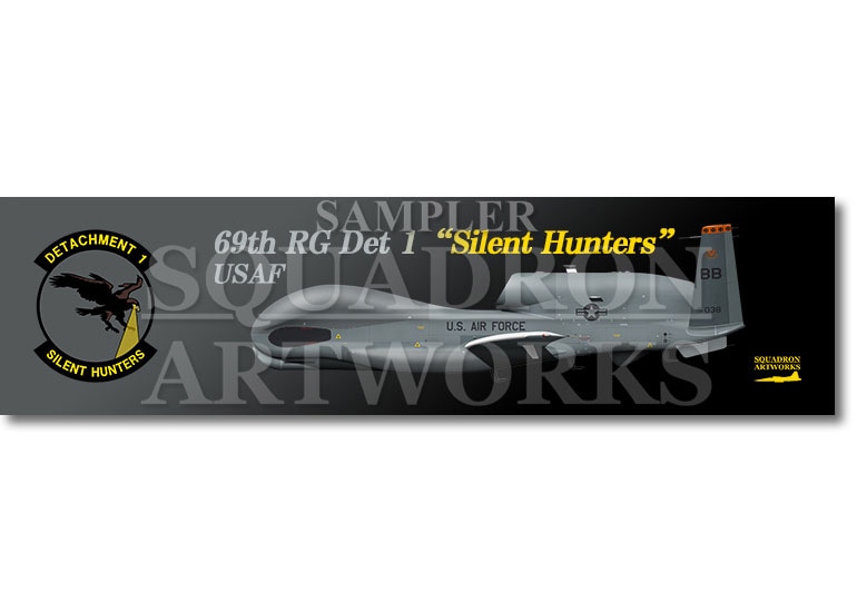 ★マグネット★彡   RQ-4 Global Hawk 69th RG Det.1 Silent Hunters　"09-2038"