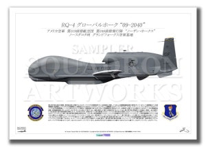 RQ-4 Global Hawk 348th Recon SQ Northern Hawks��