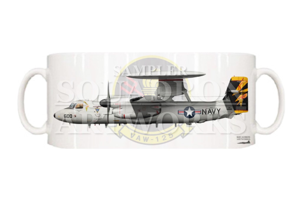 マグカップ　E-2D ホークアイ VAW-125 Tigertails 2024 Showbird “168989”