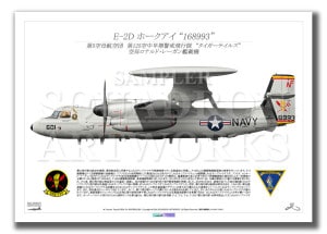E-2D �ۡ������� VAW-125 Tigertails��601��MCAS Iwakuni�������ϡ���168993�ɡ���A4������)