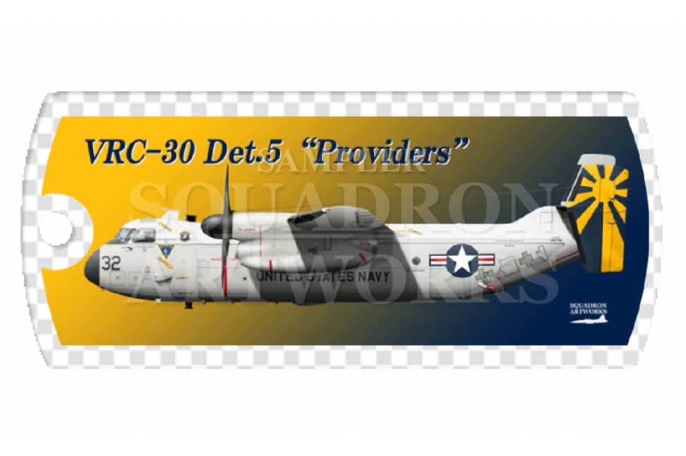 ドッグタグキーホルダー　C-2A Greyhound VRC-30 Det.5 Providers 2013 GW “162152”　