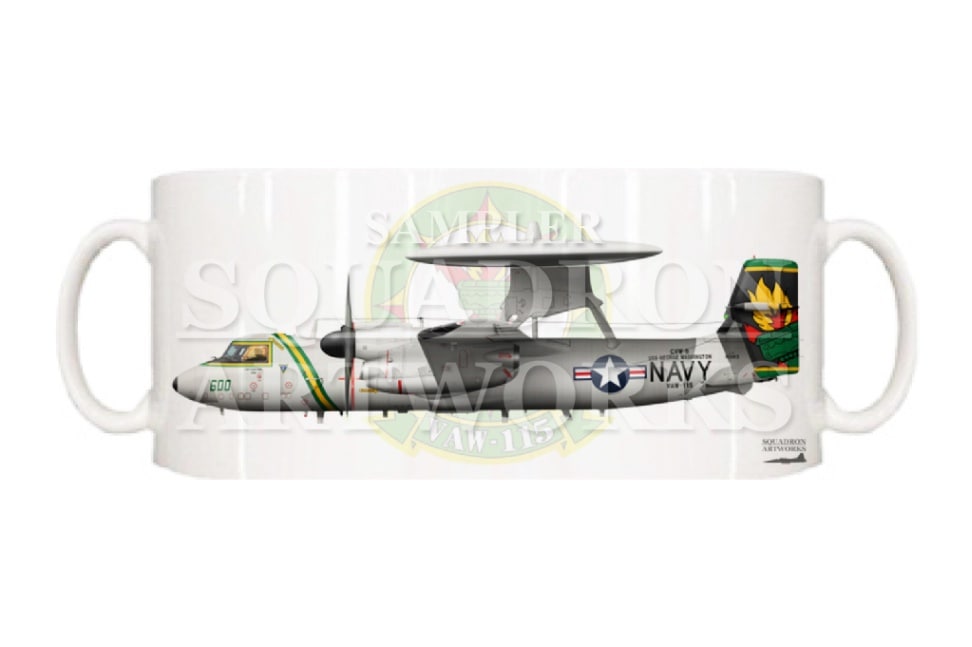 マグカップ　E-2C ホークアイ 2000　VAW-115　“リバティーベルズ”　2013　Showbird “165813”