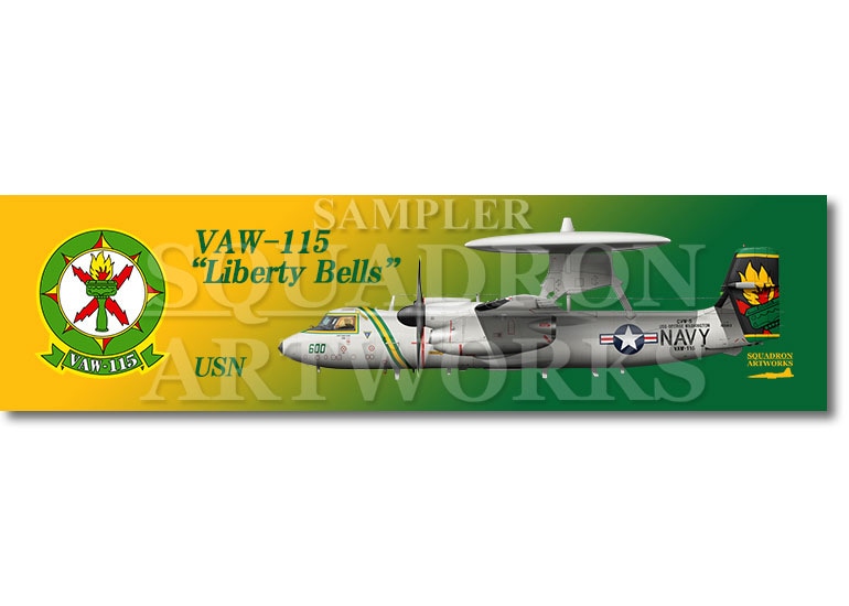 涼感クールマフラータオル　E-2C ホークアイ 2000　VAW-115　“リバティーベルズ”　2013　Showbird “165813”