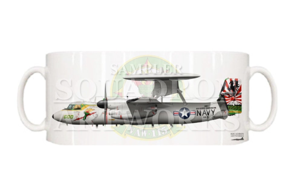 マグカップ　E-2C ホークアイ 2000　VAW-115　“リバティーベルズ”　2015　Showbird “166505”